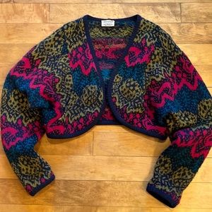 Missoni Wool Cropped Bolero Sweater